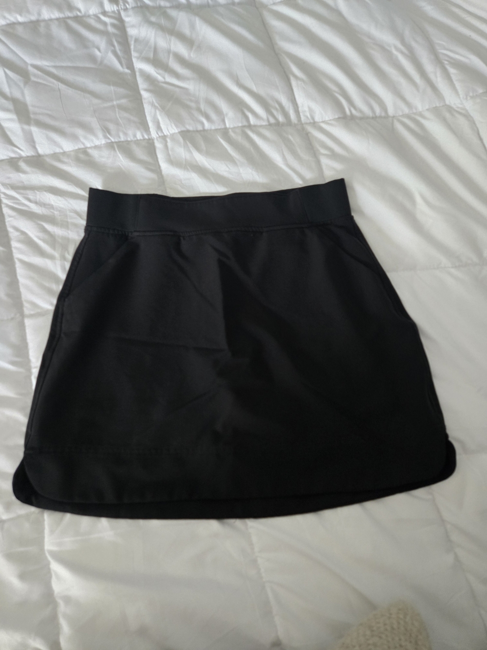 Black Athletic Skort with Pockets - Women